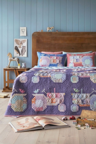 Tilda Patchwork Baumwolle - Maple Farm - Cherrybush Mauve